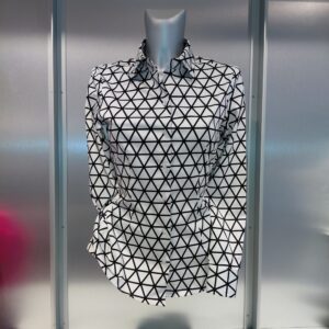 1216 belo črna bluza