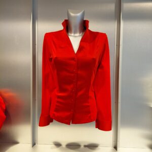 12141 jersey bluza z visokim ovratnikom