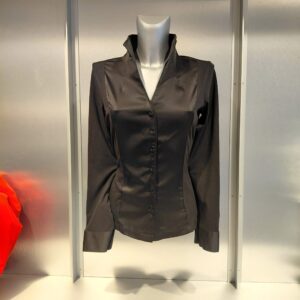 12142 jersey bluza z visokim ovratnikom