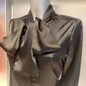 Alternative view of 120410 saten bluza s pentljo