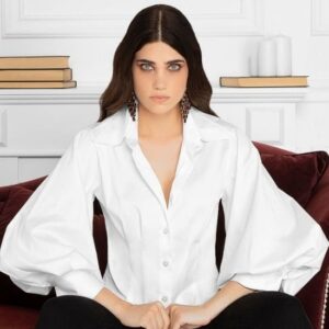 bluza 22SSF09221 bela