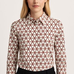 12160 belo rjava bluza